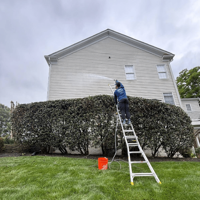 Power Washing Siblings House Washing